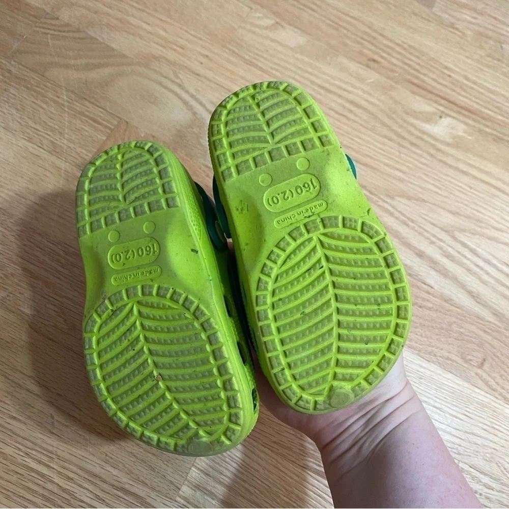 Alligator Sandal Shoes Sz 9 Toddler Green Kids Crocodile